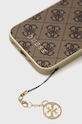 Guess etui na telefon iPhone 14 6,1" GUHCP14SGF4GBR brązowy AA00