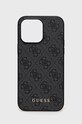 Guess etui na telefon iPhone 14 Pro Max 6.7" na telefon szary GUHCP14XG4GFGR