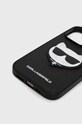 Karl Lagerfeld etui na telefon iPhone 14 Pro 6,1" KLHCP14LSAPCHK czarny AA00