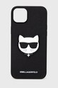 Karl Lagerfeld etui na telefon iPhone 14 Plus 6,7" na telefon czarny KLHCP14MSAPCHK