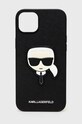 Karl Lagerfeld husa pentru telefon Iphone 14 Plus 6,7" pentru telefon negru KLHCP14MSAPKHK