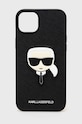 Puzdro na mobil Karl Lagerfeld Iphone 14 Plus 6,7" na mobil čierna KLHCP14MSAPKHK