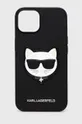 čierna Puzdro na mobil Karl Lagerfeld Iphone 14 6,1