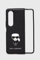 crna Etui za telefon Karl Lagerfeld Galaxy Z Fold 4 Unisex