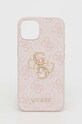 Guess pokrowiec na telefon iPhone 13 6,1" na telefon różowy GUHCP13M4GMGPI