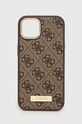Guess etui na telefon iPhone 13 6,1" na telefon brązowy GUHMP13MU4GPRW