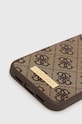 Guess etui na telefon iPhone 13 6,1" GUHMP13MU4GPRW brązowy AA00