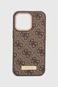 Guess etui na telefon iPhone 13 Pro / 13 6,1" na telefon brązowy GUHMP13LU4GPRW
