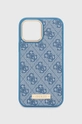 niebieski Guess etui na telefon iPhone 13 Pro Max 6,7