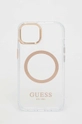 zlatna Etui za telefon Guess Iphone 13 6,1