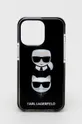 μαύρο Θήκη κινητού Karl Lagerfeld Iphone 13 Pro / 13 6,1