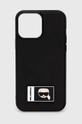 czarny Karl Lagerfeld etui na telefon iPhone 13 Pro Max 6,7