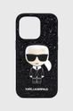 černá Obal na telefon Karl Lagerfeld Iphone 14 Pro 6,1