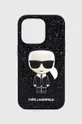 μαύρο Θήκη κινητού Karl Lagerfeld Iphone 14 Pro 6,1