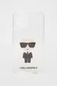 διαφανή Θήκη κινητού Karl Lagerfeld iPhone 12 Pro Max 6,7