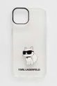 transparentna Etui za telefon Karl Lagerfeld iPhone 14 6,1