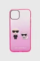 ροζ Θήκη κινητού Karl Lagerfeld iPhone 14 Plus 6,7