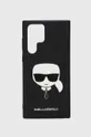 μαύρο Θήκη κινητού Karl Lagerfeld Galaxy S22 Ultra Unisex