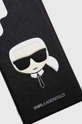 Etui za telefon Karl Lagerfeld Galaxy S22 Ultra črna