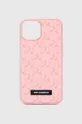 ροζ Θήκη κινητού Karl Lagerfeld iPhone 14 6,1