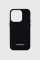 μαύρο Θήκη κινητού Karl Lagerfeld iPhone 14 Pro 6,1