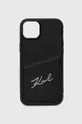 чёрный Чехол на телефон Karl Lagerfeld iPhone 14 Plus 6,7