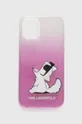 ροζ Θήκη κινητού Karl Lagerfeld iPhone 12/12 Pro 6,1