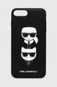 μαύρο Θήκη κινητού Karl Lagerfeld iPhone 7 Plus / 8 Plus Unisex
