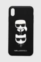 μαύρο Θήκη κινητού Karl Lagerfeld iPhone XS Max Unisex