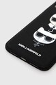 Karl Lagerfeld etui na telefon iPhone XS Max KLHCI65SAKICKCBK czarny AA00