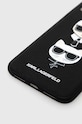 Karl Lagerfeld etui na telefon iPhone XS Max KLHCI65SAKICKCBK czarny AA00