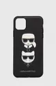 μαύρο Θήκη κινητού Karl Lagerfeld iPhone 11 Pro Max 6,5
