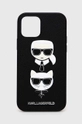 crna Etui za telefon Karl Lagerfeld iPhone 12/12 Pro 6,1