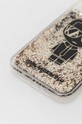 Karl Lagerfeld etui na telefon iPhone 12/ 12 Pro 6,1" KLHCP12MLGGKBK czarny AA00
