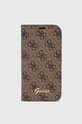 Guess husă pentru telefon iPhone 14 6,1'' pentru telefon maro GUBKP14SHG4SHW