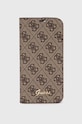 Guess etui na telefon iPhone 14 Pro Max 6,7'' na telefon brązowy GUBKP14XHG4SHW