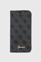 Guess husă pentru telefon iPhone 14 Pro Max 6,7'' pentru telefon negru GUBKP14XHG4SHK