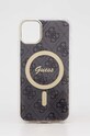 Pouzdro na telefon a nabíječka Guess iPhone 11 6,1'' na mobil černá GUBPN61H4EACSK