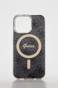 Guess etui na telefon i ładowarka iPhone 13 Pro na telefon czarny GUBPP13LH4EACSK