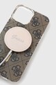 Guess telefontok és töltő iPhone 13 Pro Max GUBPP13XH4EACSW barna AA00