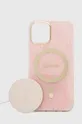 ροζ Θήκη τηλεφώνου και φορτιστής Guess iPhone 12/12 Pro Unisex
