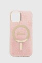Guess telefontok és töltő iPhone 12/12 Pro GUBPP12MH4EACSP rózsaszín AA00