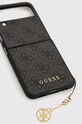 Puzdro na mobil Guess F721 Z Flip 4 GUHCZF4GF4GGR sivá AA00