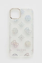 transparentny Guess etui na telefon iPhone 14 Plus 6,7'' Unisex