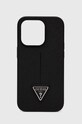 Guess etui na telefon iPhone 14 Pro 6,1'' na telefon czarny GUHCP14LPSATLK