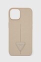 Guess etui na telefon iPhone 14 6,1'' na telefon beżowy GUHCP14SPSATLE