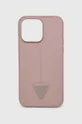 ružová Puzdro na mobil Guess iPhone 14 Pro Max 6,7'' Unisex