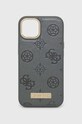 Guess etui na telefon iPhone 13 6,1'' na telefon szary GUHMP13MSAPSTG