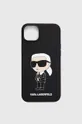 nero Karl Lagerfeld custodia per telefono iPhone 14 Plus 6,7'' Unisex