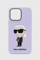 фіолетовий Чохол на телефон Karl Lagerfeld iPhone 14 Pro Max 6,7'' Unisex